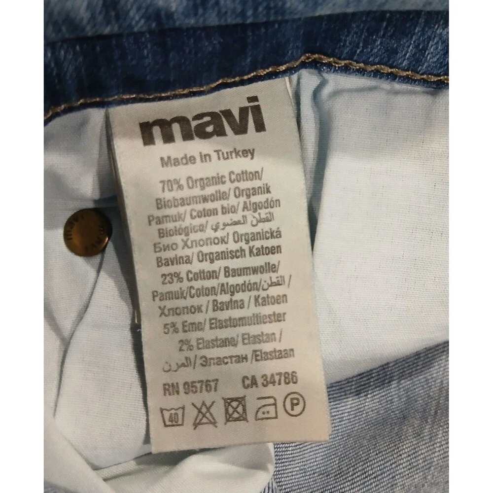 Mavi Jake Slim Fit Jeans Mens 30x30 Light Wash Stretch Denim Blue Pants